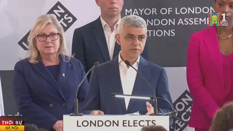 Ông Sadiq Khan trúng cử Thị trưởng London nhiệm kỳ 3