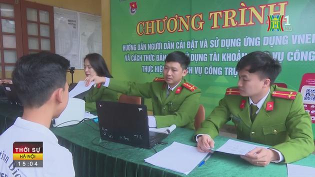 Huyện Thường Tín ra quân tuyên truyền về định danh điện tử