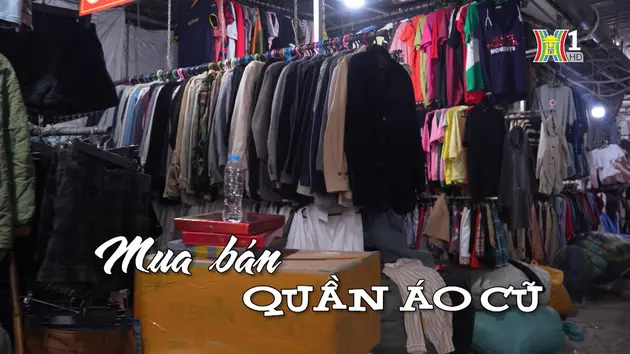 Mua bán quần áo cũ | Nhịp sống Hà Nội | 15/05/2024