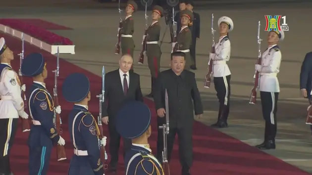 Tổng thống Nga Vladimir Putin bắt đầu chuyến thăm Triều Tiên