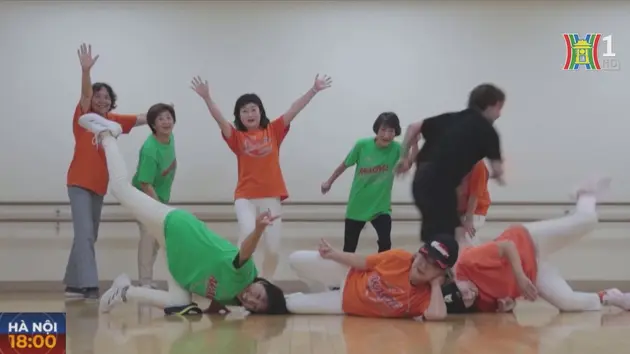 Nhóm nhảy breakdance của người cao tuổi Nhật Bản