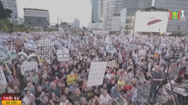 Hàng trăm nghìn người Israel biểu tình đòi giải tán chính phủ