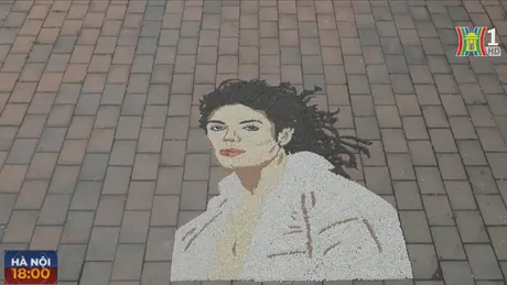 Kosovo: Bức chân dung Michael Jackson bằng hạt ngũ cốc