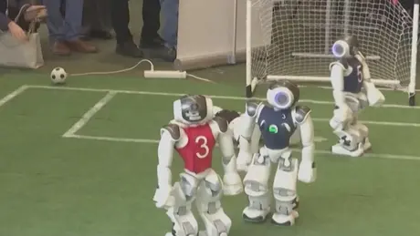 Robot 'đổ bộ' Hội nghị Thượng đỉnh toàn cầu về AI