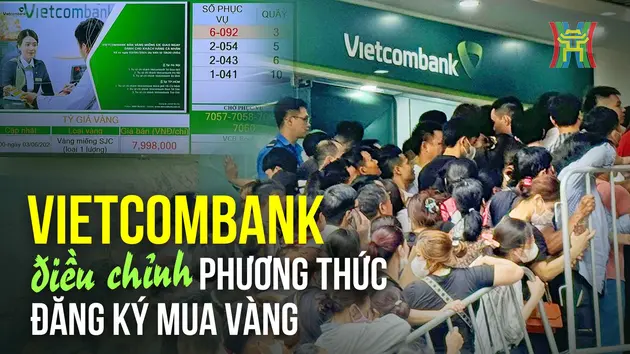 Vietcombank thay đổi phương án bán vàng