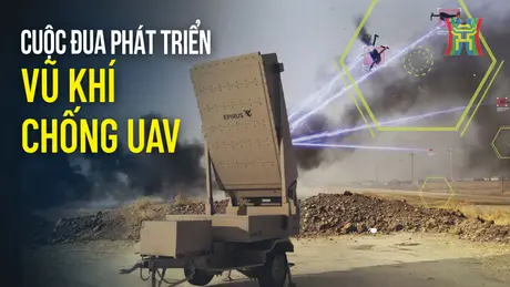 Nóng cuộc đua phát triển vũ khí chống UAV