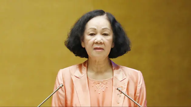 Bà Trương Thị Mai được cho thôi các chức vụ, nghỉ công tác