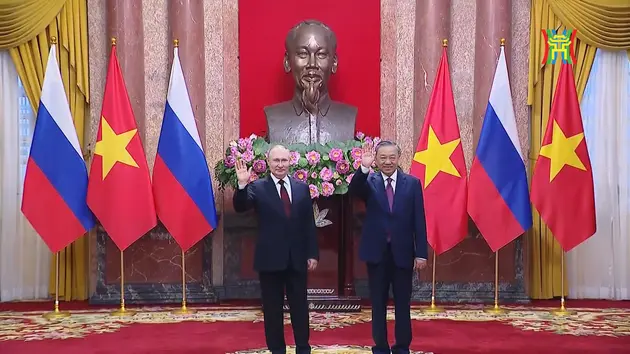 Chủ tịch nước Tô Lâm và Tổng thống Putin hội đàm