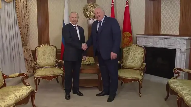 Tổng thống Nga Putin thăm Belarus