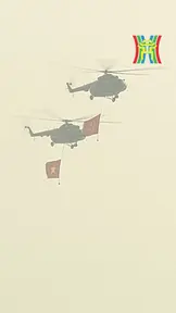 Dàn trực thăng bay tổng duyệt kỷ niệm Chiến thắng Điện Biên Phủ