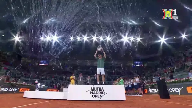 Andrey Rublev vô địch giải quần vợt Madrid mở rộng