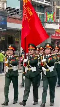Cận cảnh màn diễu hành trước ngày kỷ niệm Chiến thắng Điện Biên Phủ