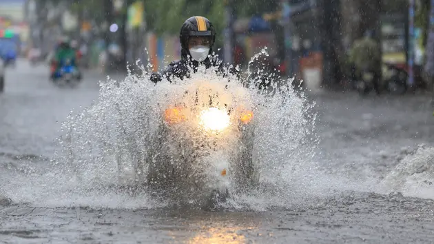 Bắc Bộ có dông, Điện Biên 65% khả năng có mưa