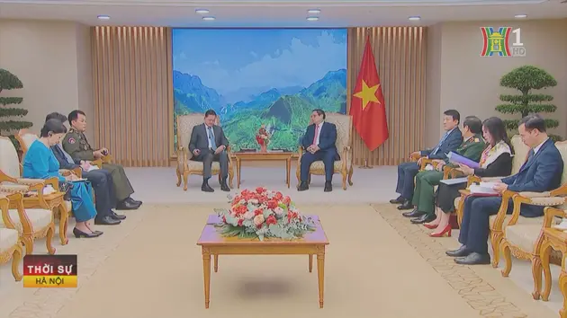 Thủ tướng Phạm Minh Chính tiếp phó thủ tướng Campuchia 
