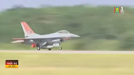 Sân bay Ukraine chuẩn bị đón tiêm kích F-16 bị đánh phá
