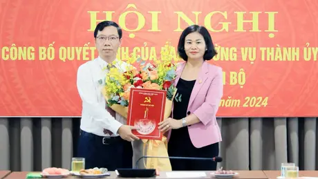 Ông Nguyễn Hoàng Sơn giữ chức Phó Trưởng ban Tuyên giáo Thành ủy 