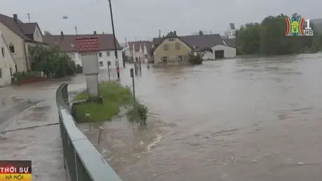 Ngập lụt diện rộng, Đức sơ tán dân ở nhiều khu vực