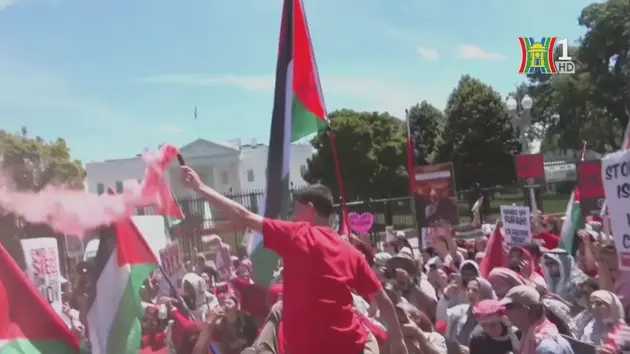 Hàng nghìn người biểu tình ở Mỹ ủng hộ Palestine