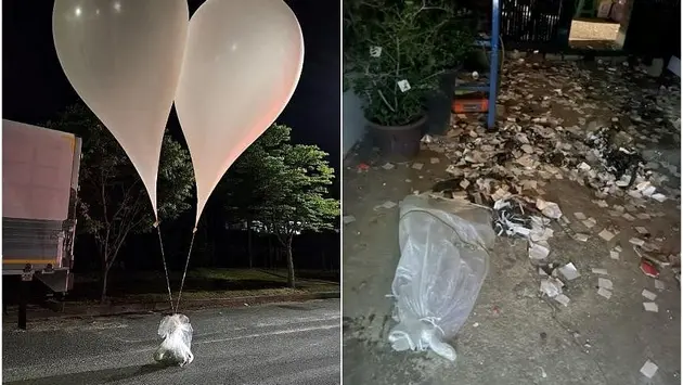 Hàn Quốc - Triều Tiên căng thẳng vì bóng bay mang rác