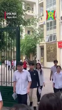 Học sinh Hà Nội hoàn thành môn thi đầu tiên Kỳ thi lớp 10