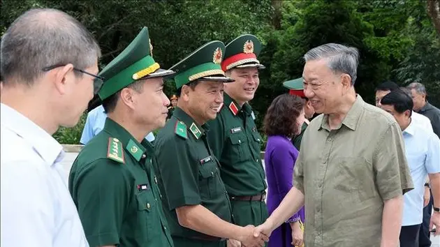 Chủ tịch nước thăm, làm việc tại tỉnh Cao Bằng