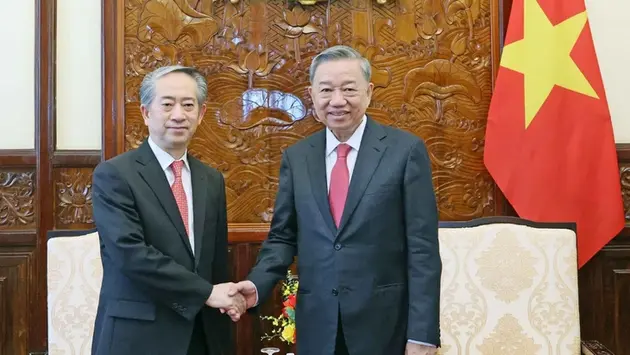 Chủ tịch nước Tô Lâm tiếp Đại sứ Trung Quốc