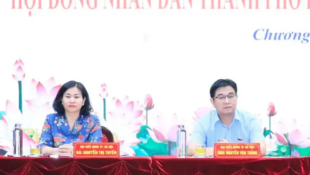 Đại biểu HĐND Thành phố Hà Nội tiếp xúc cử tri