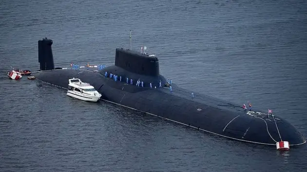 Tàu ngầm hạt nhân Nga tập trận trên biển Barents