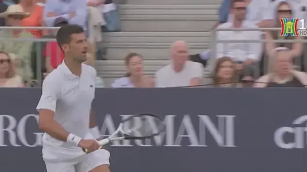 Novak Djokovic tập luyện trước thềm Wimbledon 2024

