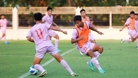 ĐT U16 Việt Nam chuẩn bị cho trận đấu cuối vòng bảng