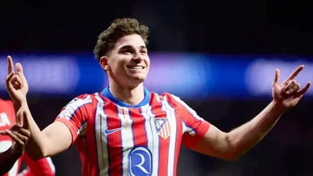 Julian Alvarez tỏa sáng, giúp Atletico Madrid chiến thắng